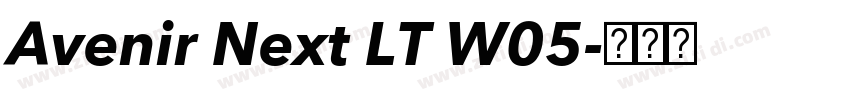 Avenir Next LT W05字体转换